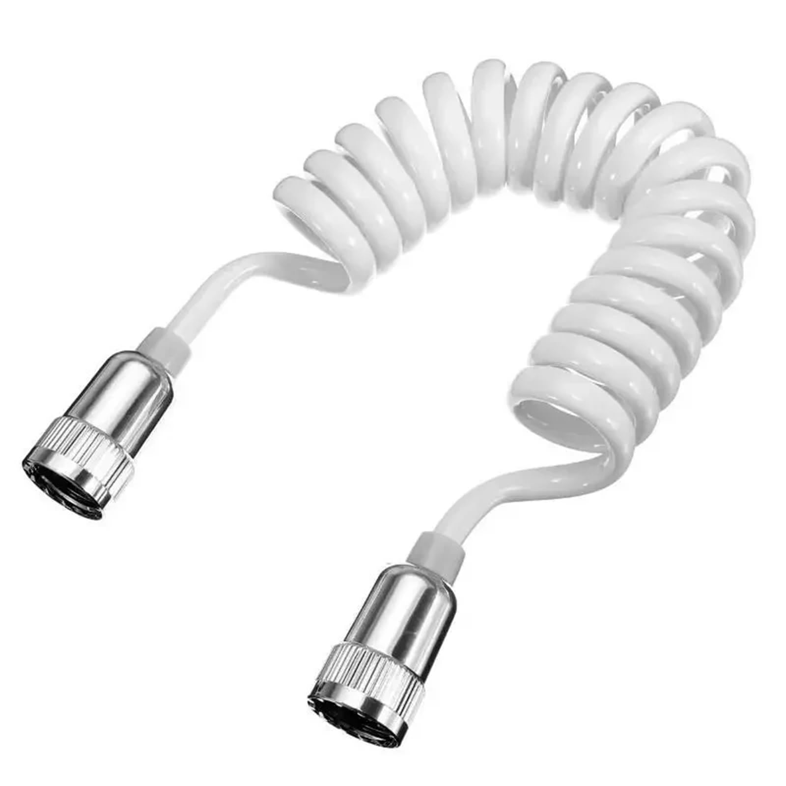 Puyuna One Color Abs Telephone Line Flexible Spring Shower Hose 1.5-2 M Toilet Bidet Sprayer(1.5M)