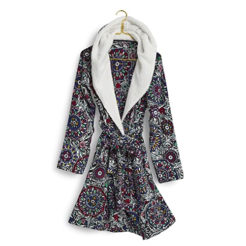 Image of Vera Bradley Women's Cotton Cozy Knit Robe (Extended Size Range)