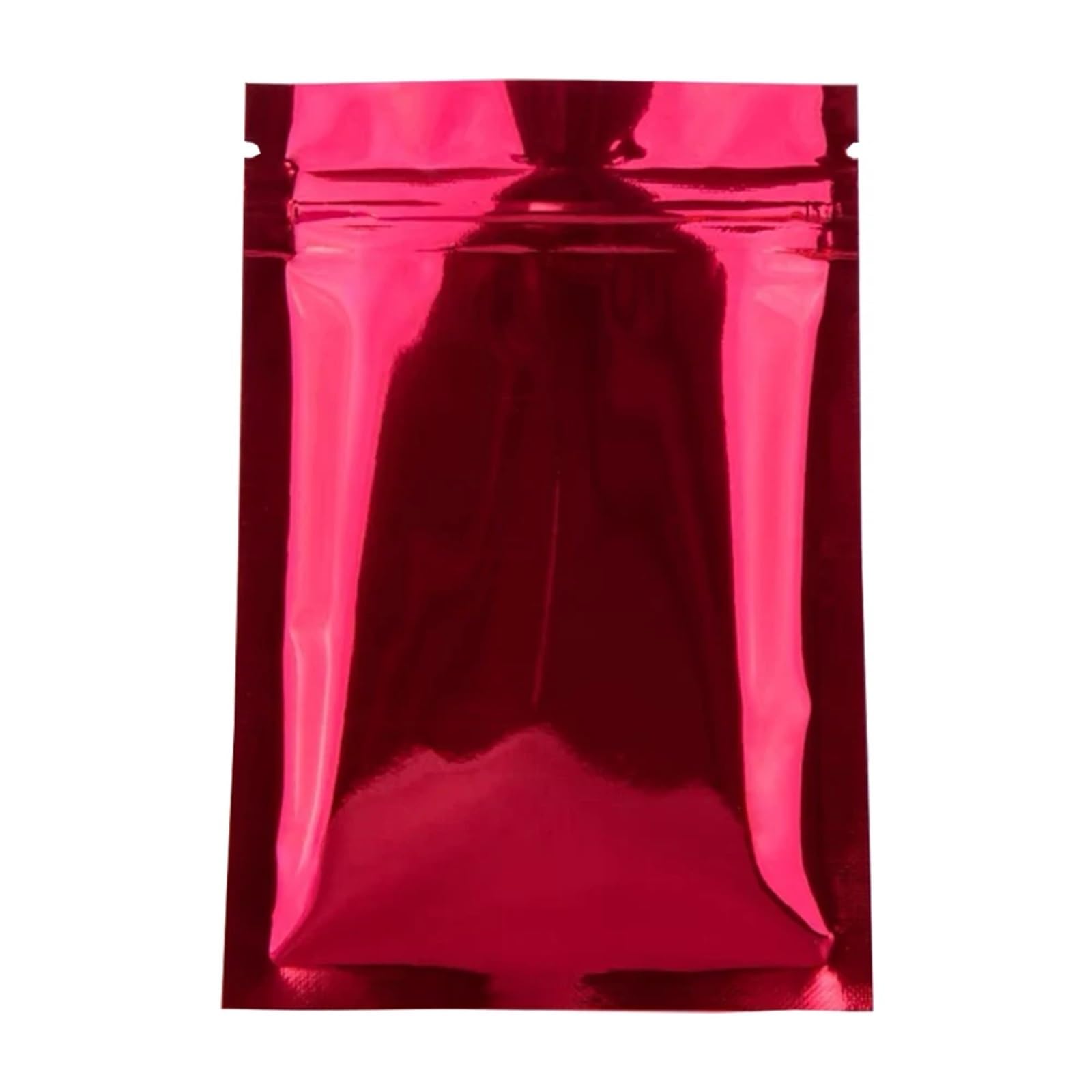 bolsas con cierre hermético, Bolsas de aluminio con cierre hermético, paquete 100 unidades, multicolor, varios tamaños(Red,15x22cm)