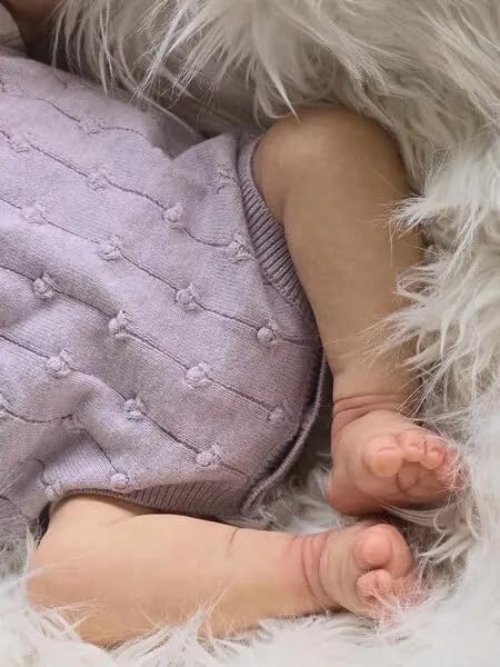 Bambole Reborn Femmina in Tutta In Silicone Morbido 19 Pollici 50 cm, Realistica, con Fascia Rosa, Bambole Neonato Rinato della Vita Reale per Bambini 3+
