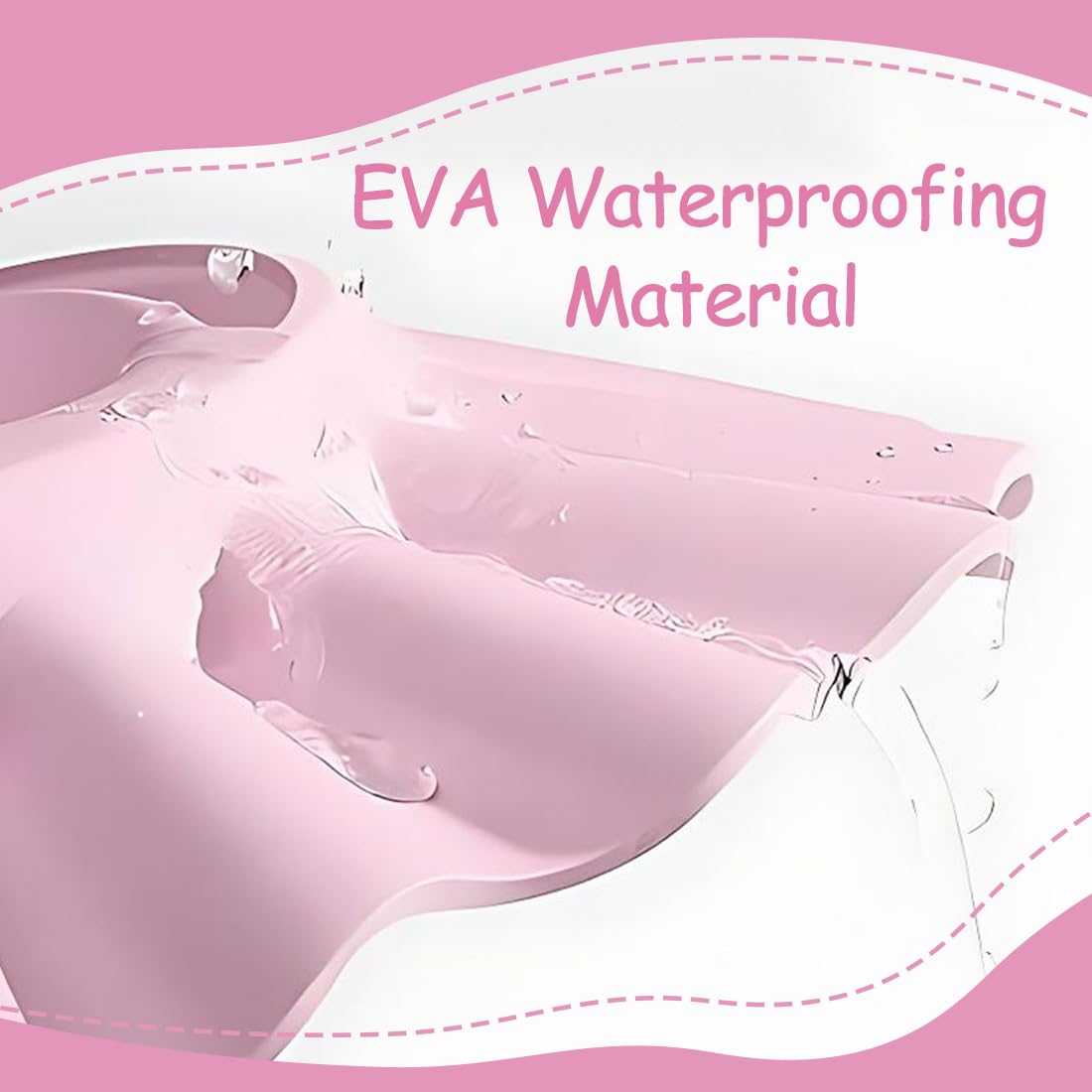 1 Pièce Bonnet de Douche pour Bébé – Casquette de Protection Solaire Ajustable pour Enfants et Bonnet de Bain, Adapté à Protéger Yeux, Oreilles et Visage au Lavage des Cheveux (Rose)