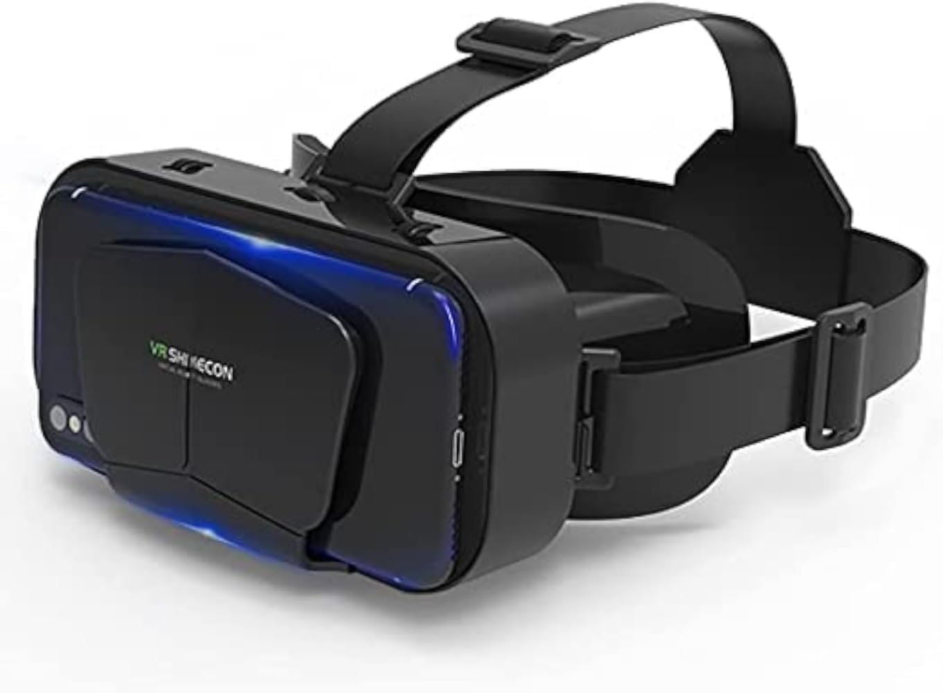 Immersive 3D Virtual Reality VR Headset with Ultra HD Lenses for TV, Movies, and Gaming – Compatible with iOS & Android Smartphones 4.7-7.2 inches, Adjustable and Lightweight for Kids and Adults