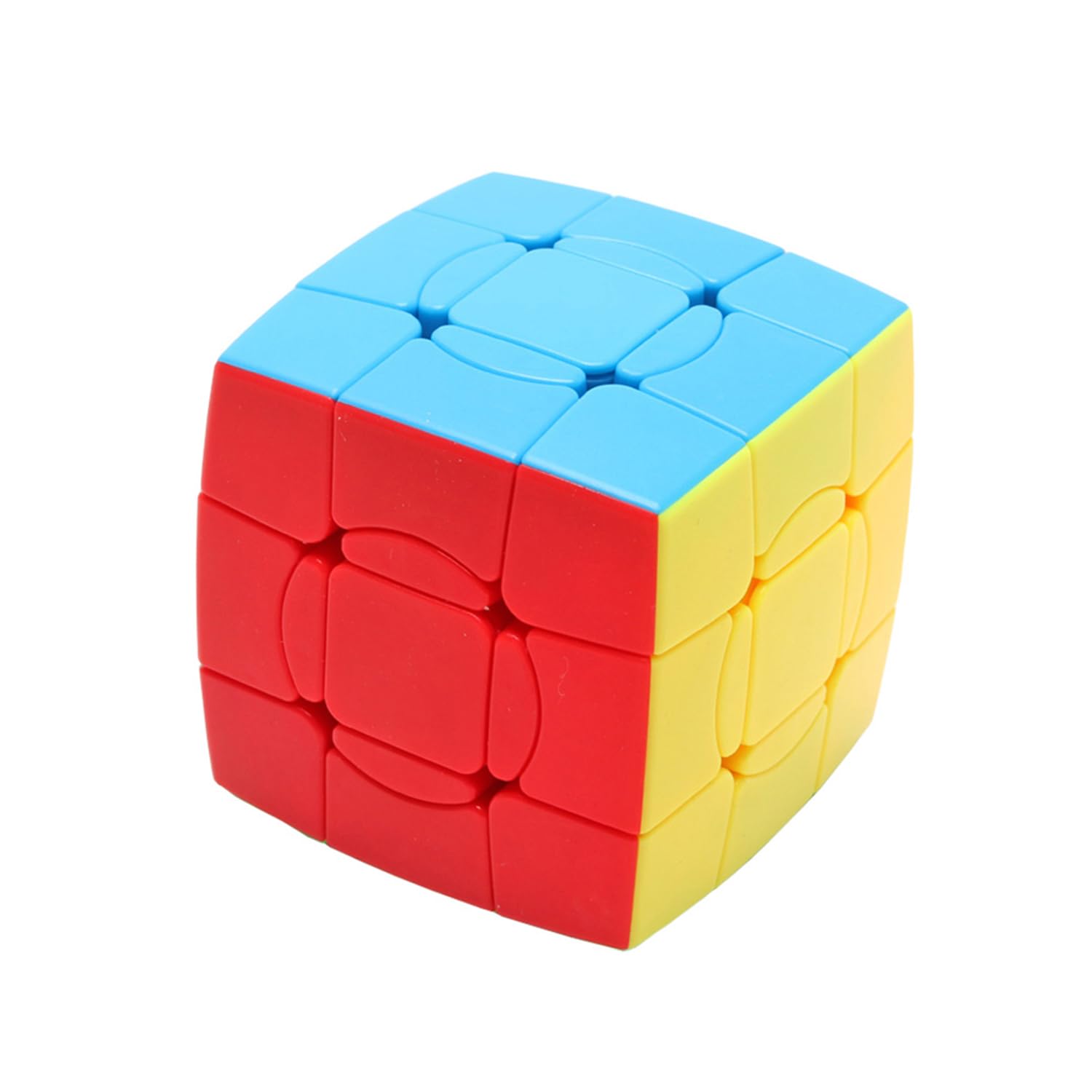 Yealvin 3×3 Magic Cube Stickerless Puzzle cube Brain Teasers Puzzle Toys High Challenge