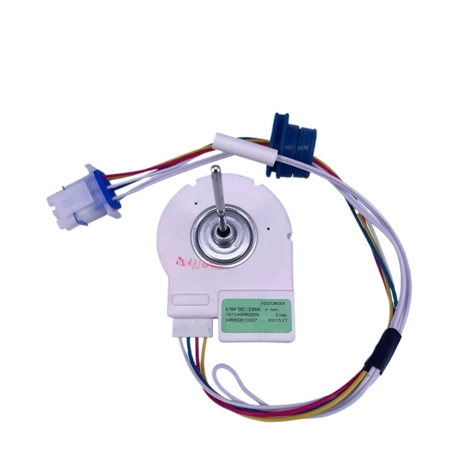Motor De Refrigeración De Ventilador De Refrigerador De Doble Puerta, Compatible Con Panasonic, Con Sensor De Temperatura FDQT26GE6 9.75V DD, Bajo Consumo De Energía