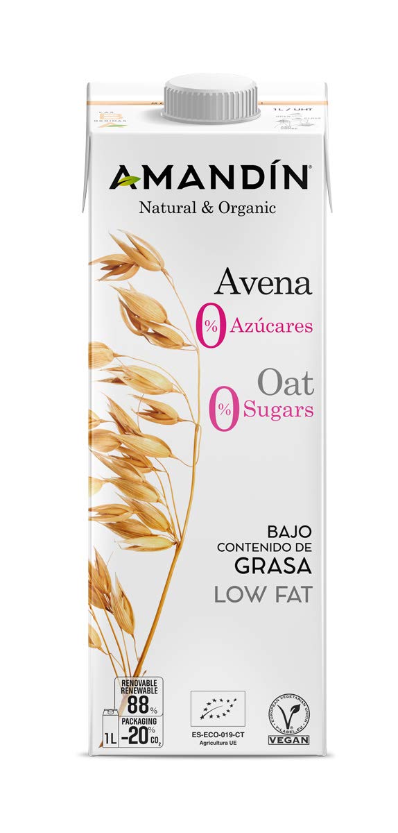 BOISSON VÉGÉTALE AVOINE 0% sucre 1lt 6 u. BIO