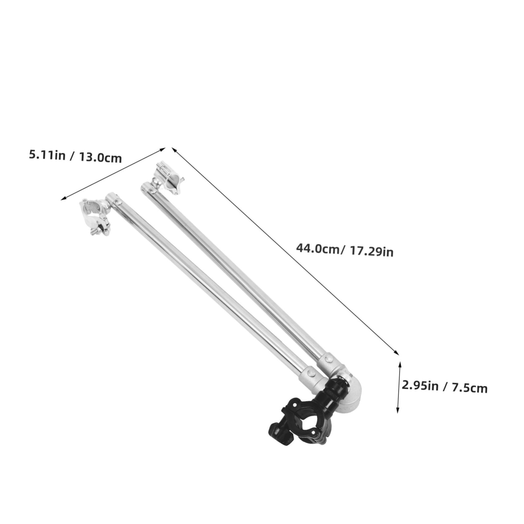 Robuster Fahrradanhängeranschlussadapter aus Kohlenstoffstahl und Aluminiumlegierung mit Wetterfester Haltbarkeit und Einziehbarem Design für Gartenwagen und Outdoor Einkäufe