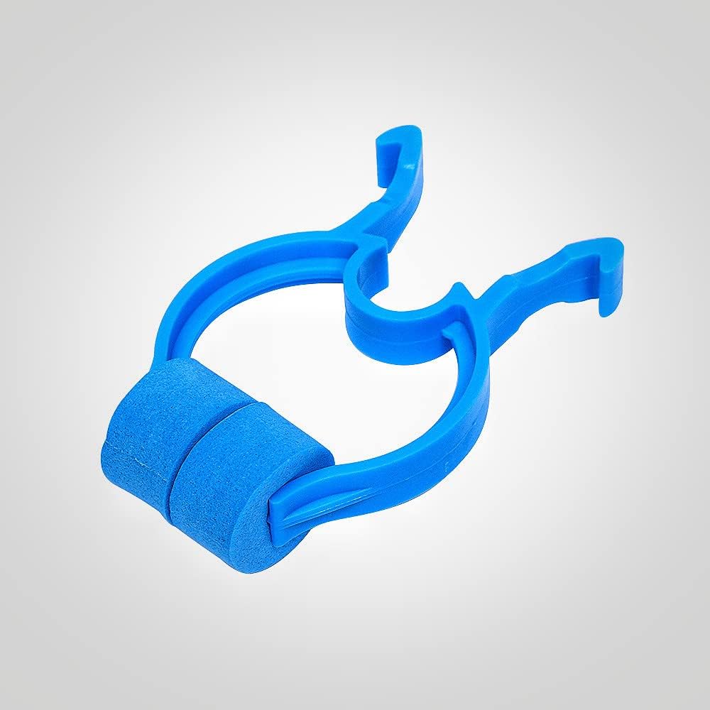 Noseclips - Foam Padded - Bag of 100 - Blue - PFT Spirometry - Noseclipz by BiotronicsBiz