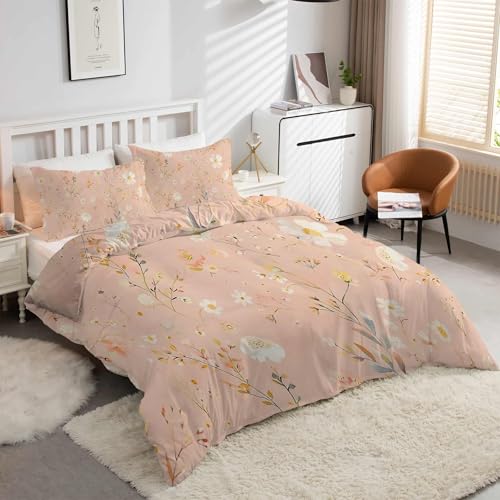 Housse de couette en microfibre douce 240 x 260 cm infroissable à fermeture éclair - 2