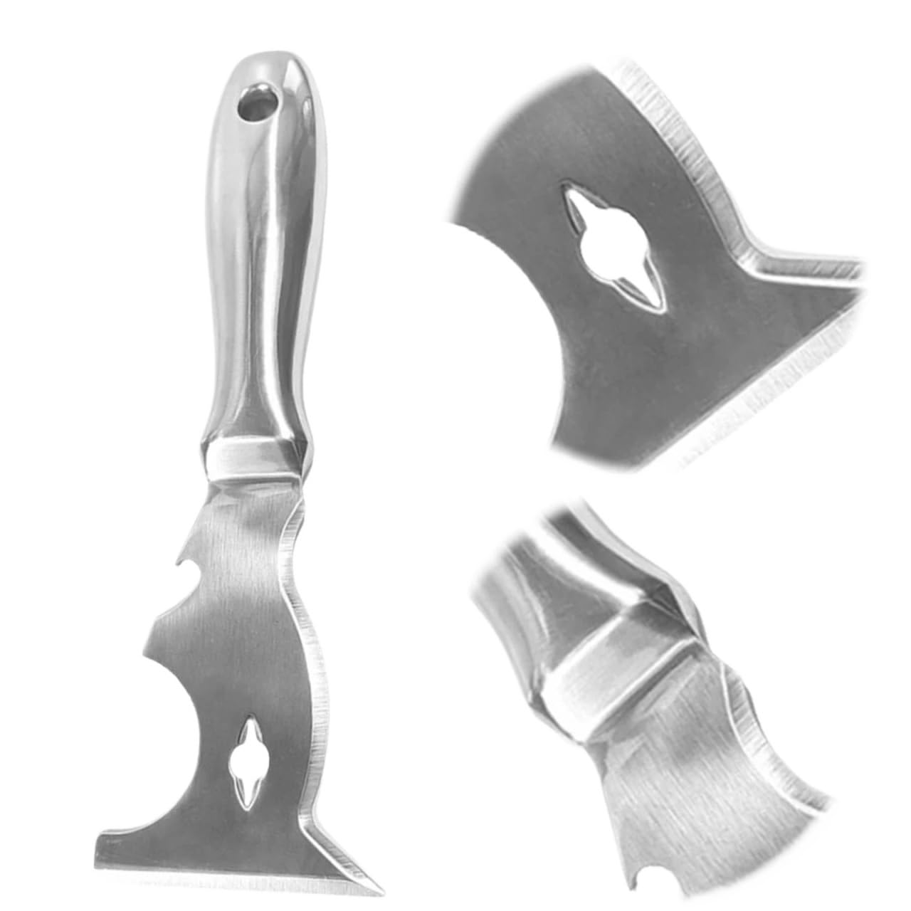 Espatulas Pintura 2 piezas 10 en 1 herramienta de masilla for espátula | Raspador de metal multifunción for pintores que graba usos múltiples