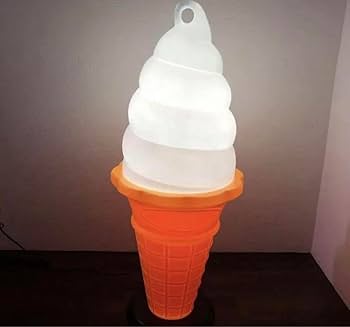 ソフトクリームライト ジャンボソフトクリームライト 白色の通販 by きよ's shop｜ラクマ