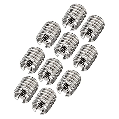 Porca de Reparo, Ferramenta de Conversão de Rosca de Manga de Aço Inoxidável, 10pcs Reduzindo Soquet