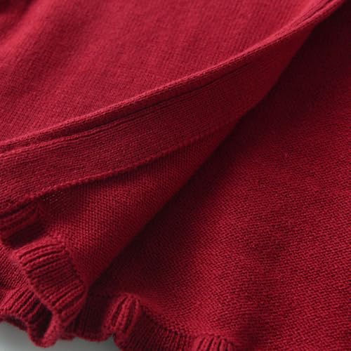 Girls' Knit Cardigan Hand-Beaded Shawl Sweater Long Sleeve Button Cardigans Tops Spring Fall Open Front Cover-Up Outerwear4