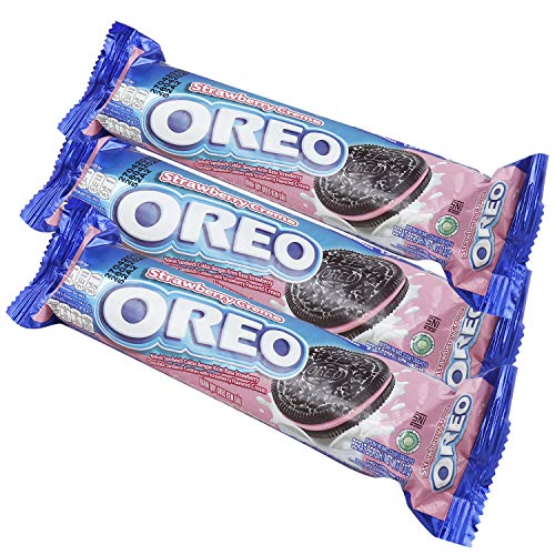 Image of Oreo Chocolate Creme Cookies 137gm (Pack of 3) (Strawberry)