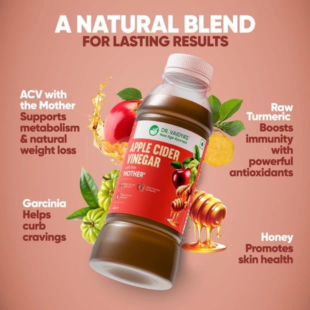 Dr. Vaidya's Apple Cider Vinegar Juice 400ml - Image 6