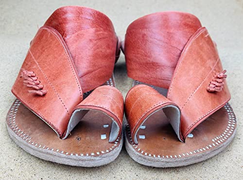 Mens Camel Colored Leather Sandals ~ SandCruisers ~ Traditional Arabian Sandals ~ Great for Outdoors, Beaches, Parks, Lakes and Earthing!4
