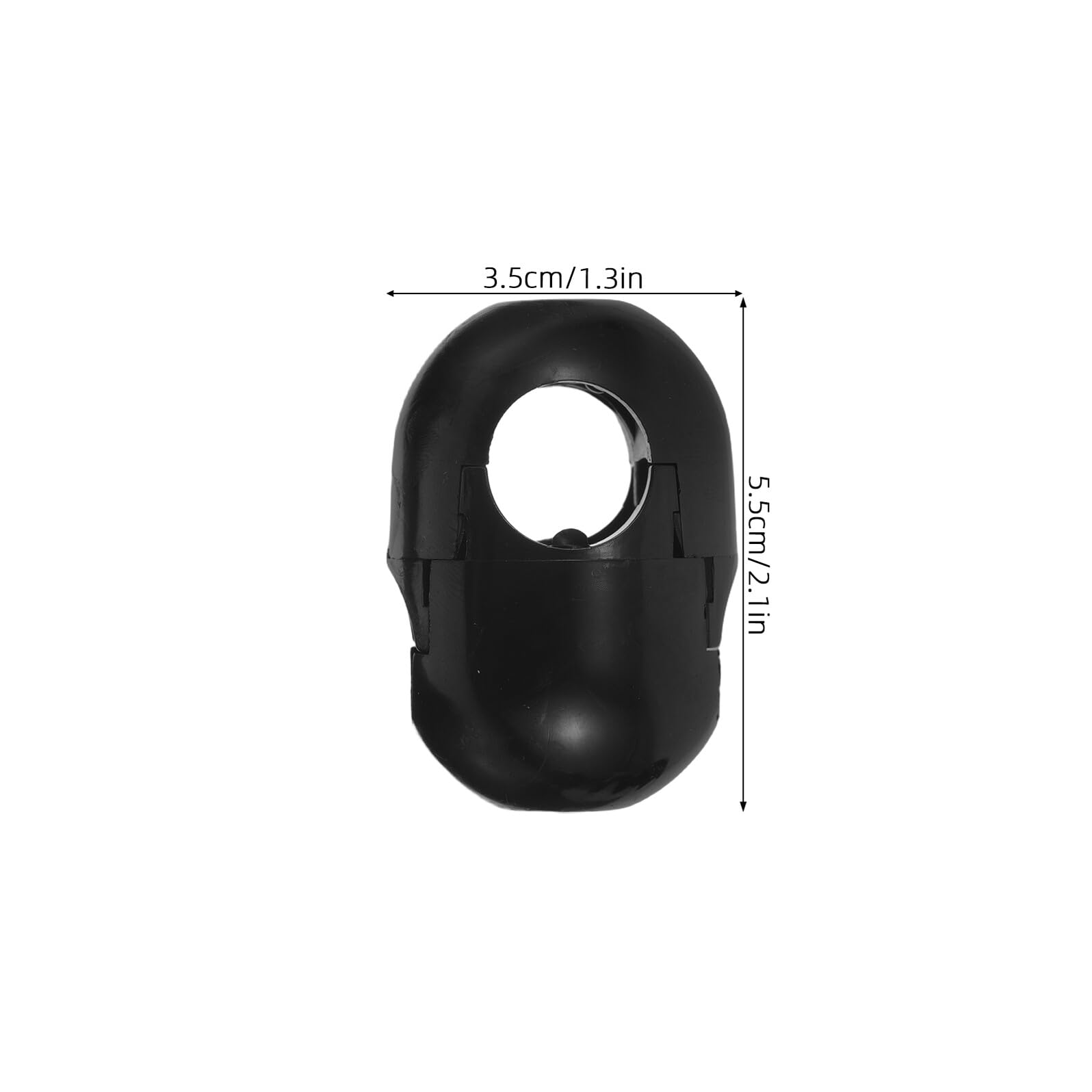 Lot de 10 Connecteurs de Corde Noir en Plastique pour Cordes de 16mm, Haute Résistance et Compatibilité, pour Filets d'escalade et Jeux D'extérieur Garçon et Filles