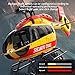 Ssccgym C190 H145 6CH Remote Control Helicopter Aircraft for Adults Beginners RC Heli Single Rotor No Ailerons Maintain Altitude Hover/Optical Flow Positioning RTF 335MM (Yellow 2-Battery)