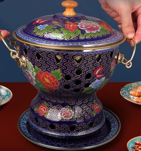 Olla pequeña de cobre para persona única tradicional china miniatura 2
