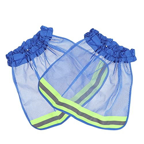 Mikikit Summer Sun Protection Hat Neck Guard Reflective Strips for Outdoor Activities