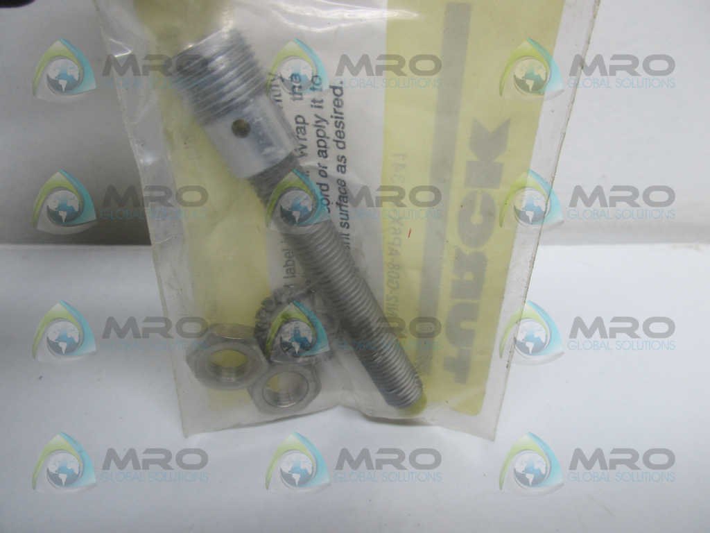 TURCK NI2-G08-AP6X-H1341 (46032), 1 LED, 10-30 VDC, 2MM RANGE, 4 PIN, 8MM SIZE, EUROFAST M12 MALE, FULL THREAD, INDUCTIVE, NONEMBEDDABLE, NORMALLY OPEN, PNP (SOURCING), SENSOR, STANDARD, STRAIGHT W/AD