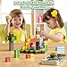 Mini Magnetic Blocks STEM Toys for Kids Ages 3-8, 35PCS Travel Building Set with Magnetic Storage Tin Box, Educational Construction Toys for Toddlers, Preschool Learning Birthday Gift for Boys & Girls