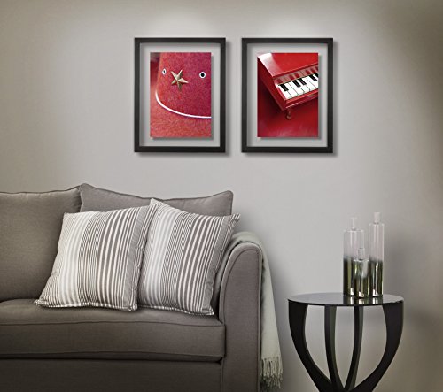 Umbra Frame For Displaying Documents, Diploma, Certificate, Photo Or Artwork, 11 X 14 (Floats 8-1/2 X 11), Black, 2 Count #TOP2