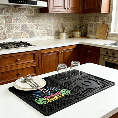 Alfombrilla de gran tamaño impermeable y lavable para preparar alimentos 3
