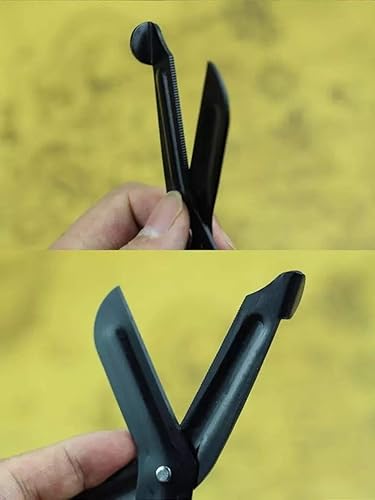 Miniatura 5 de Tijeras de vendaje de rescate táctico multifunción de 7.2 pulgadas Tijeras de trauma EMT con diente de sierra de acero inoxidable afilado (verde)