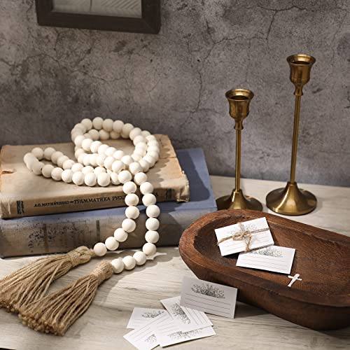 Cuenco decorativo de madera Kathfly para conectar con la fe y la oración 7