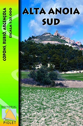 Portada de Alta anoia sud: Copons. Rubió. Argençola. Escala 1:25. 000