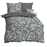 Mako Satin Kaeppel Mako Satin Bettwäsche Terrazzo, Größe 135x200 cm Türkis