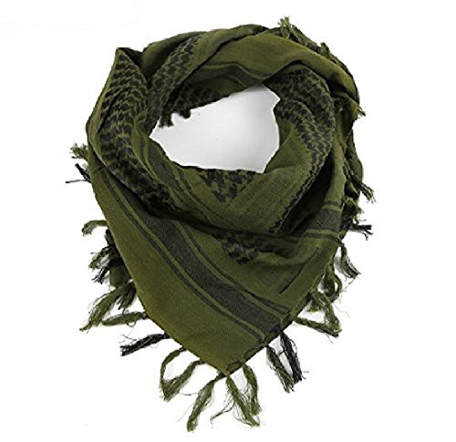 Tactical Desert Shemagh Arab Keffiyeh Neck Scarf Green