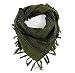 LORJE Tactical Desert Shemagh Arab Keffiyeh Neck Scarf Green ¡­