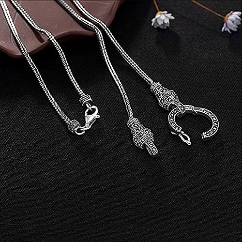 Collier à longue chaîne en argent idée cadeau anniversaire femme - 2