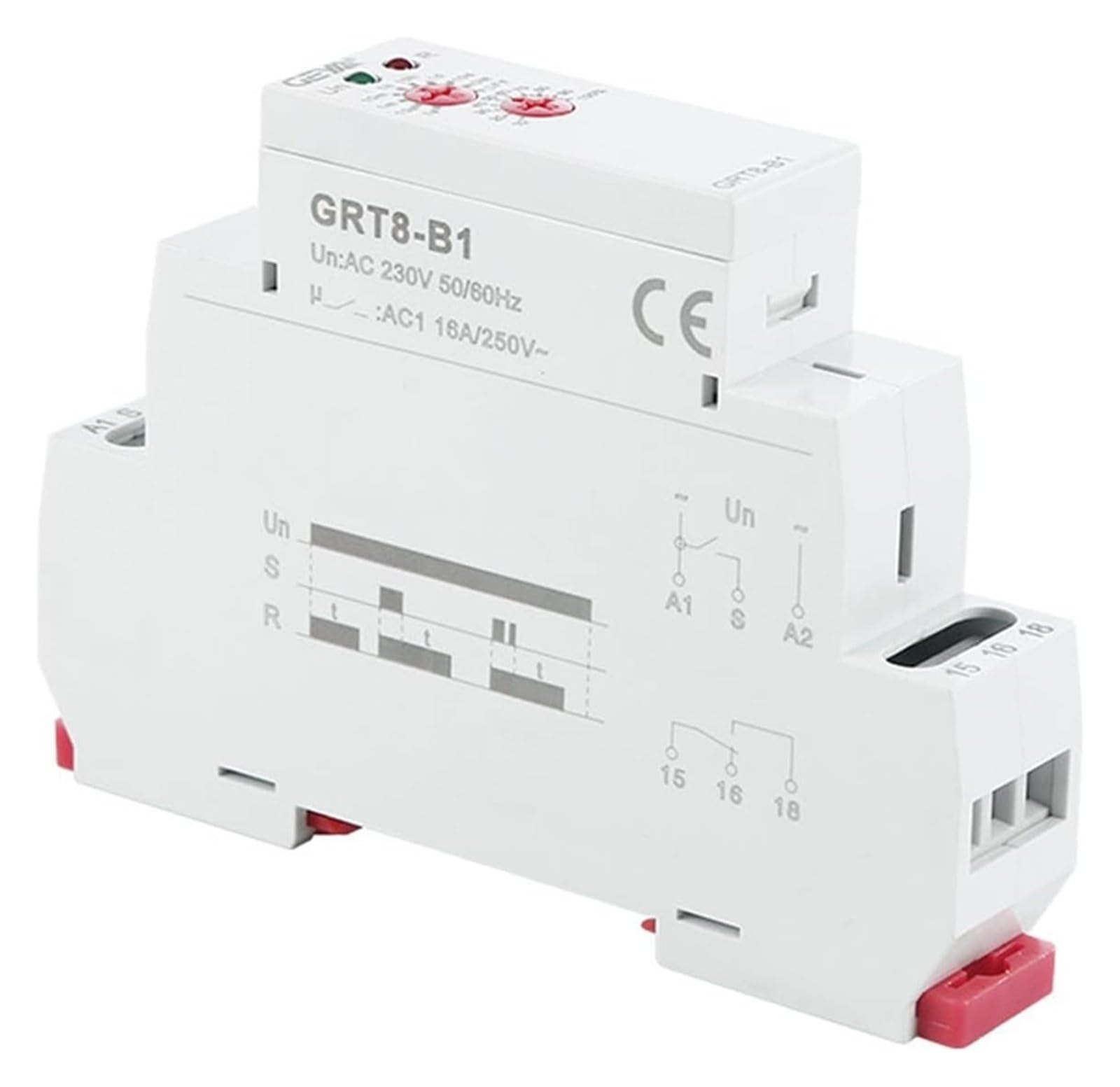 Delay Off Timer 12V 24V 220V DIN Rail Electronic Time