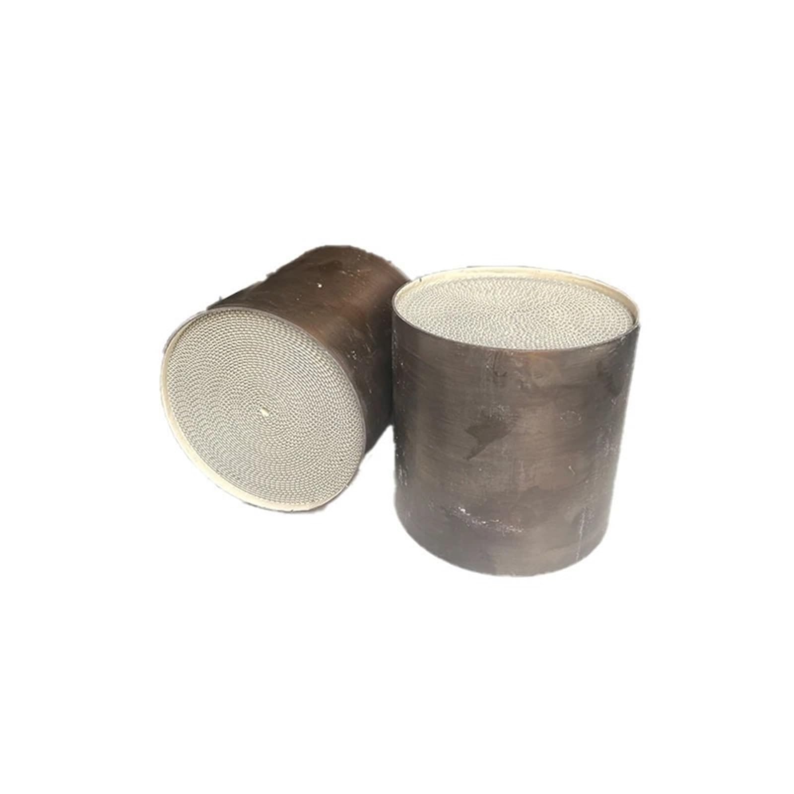 Catalizzatore Diameter 100mm Metal Core Catalytic Converter EURO 3 4 5 6 Platinum Rhodium Coating Efficiency For Vehicle Exhaust