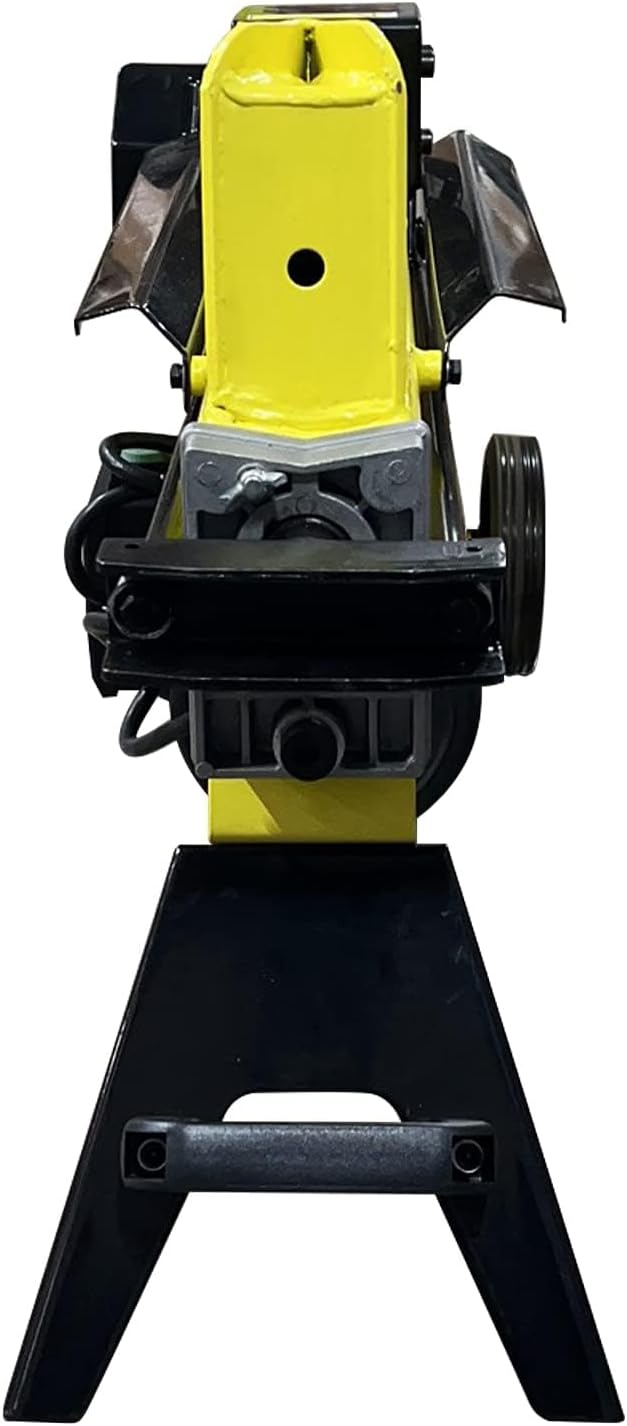 5 Ton Electric Log Splitter, 1600W Hydraulic Wood Splitter with Steel Wedge & Wheels, Portable Horizontal Firewood Splitter for Home, Garage & Backyard