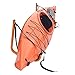 RAD Sportz Kayak Storage Hooks - Set of 2 Wall-Mounted Hangers with 125lbs Capacity for Kayaks, Surfboards, Paddleboards, or Snowboards (Orange)