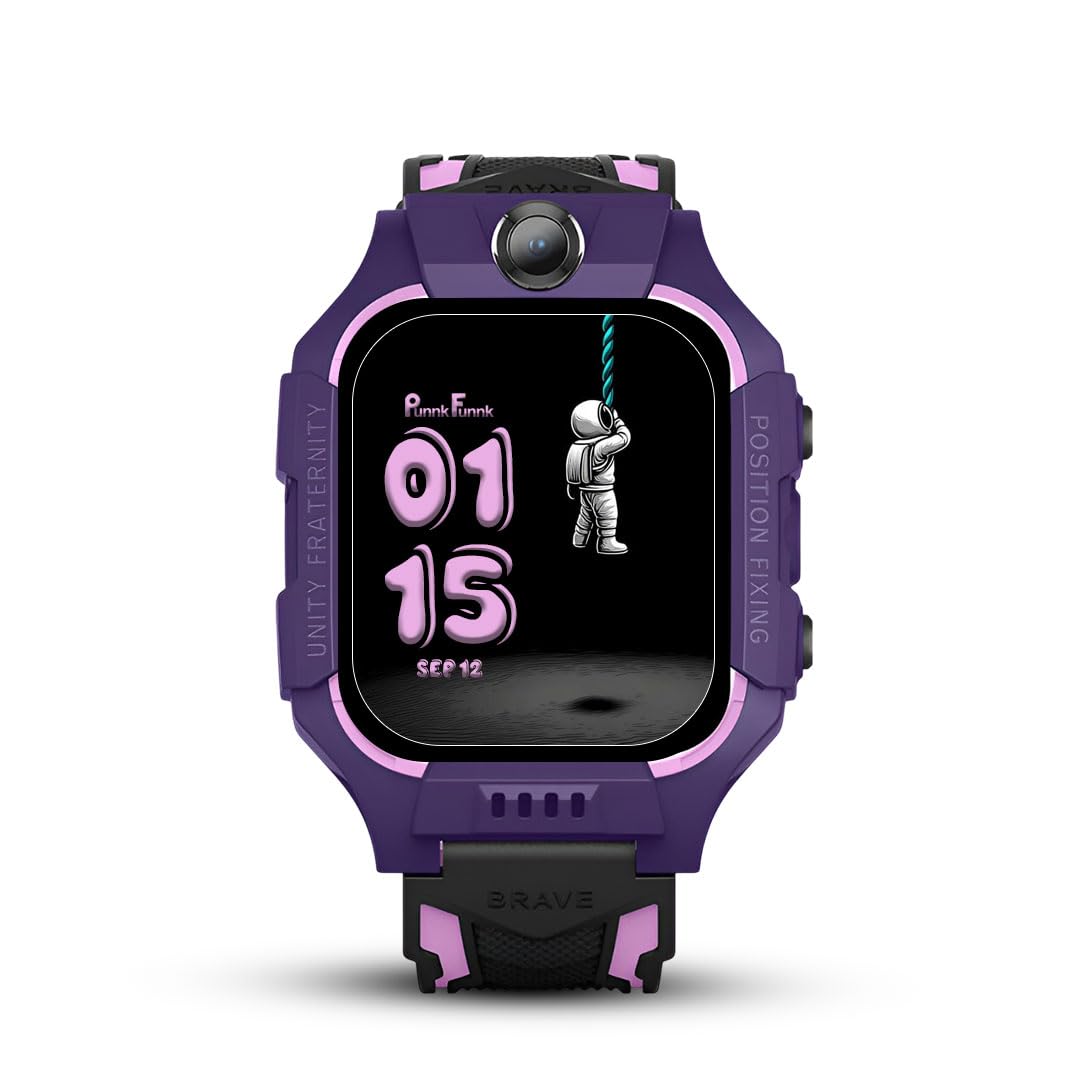 PunnkFunnk Q18 Kids Smart Watch, 2G/3G Connectivity, Two-Way Calling, Voice Calling, GPS Tracker, SOS Function, Camera & Water Rasistence, Smartwatch for Kids - Boys & Girls - (Purple)-image-22