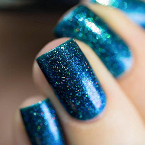 Image of ILNP Party Favor - Vivid Teal Holographic Nail Polish