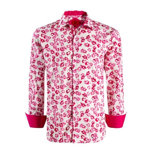 Image of Elieballeh Boys Slim Fit Floral Sport Button-Down Shirt | Breathable material