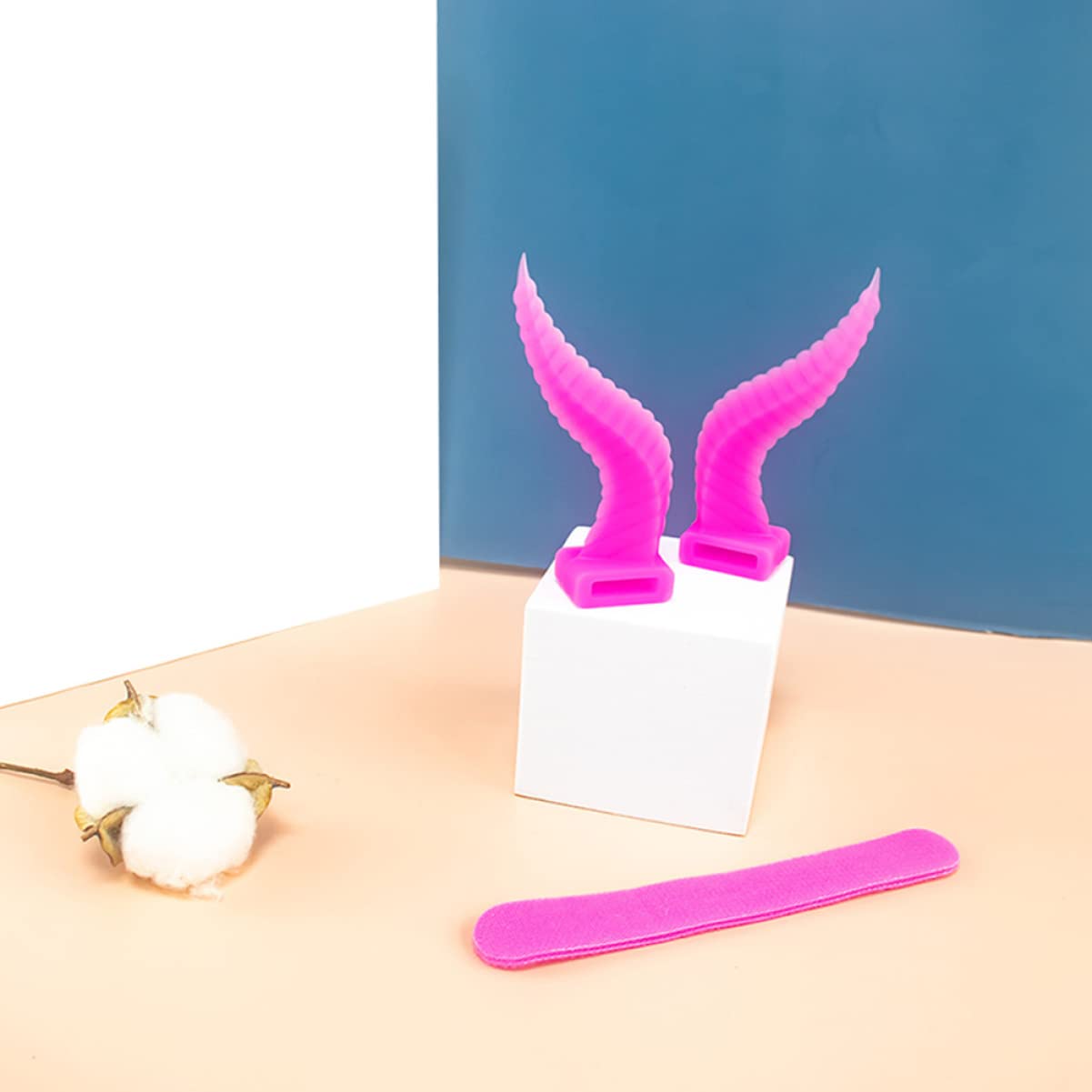 Angoily 5paia Decorazioni Horn Per Cuffie Silicone Accessori Per Headset Creativi e Divertenti Per Gaming e Feste Facili Da Installare e Compatibili Con La Maggior Parte Delle Cuffie Neon