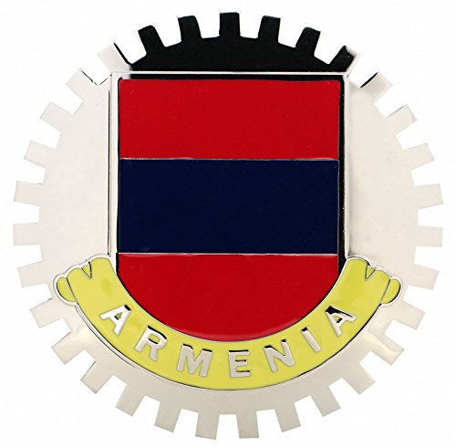 FLAG OF ARMENIA-CAR GRILLE EMBLEM BADGES