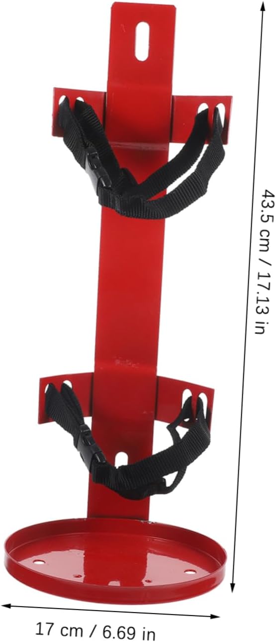 OUNONA Fire Extinguisher Storage Fire Extinguisher Mount Wall Bracket Straps Heavy Duty Vehicle Bracket