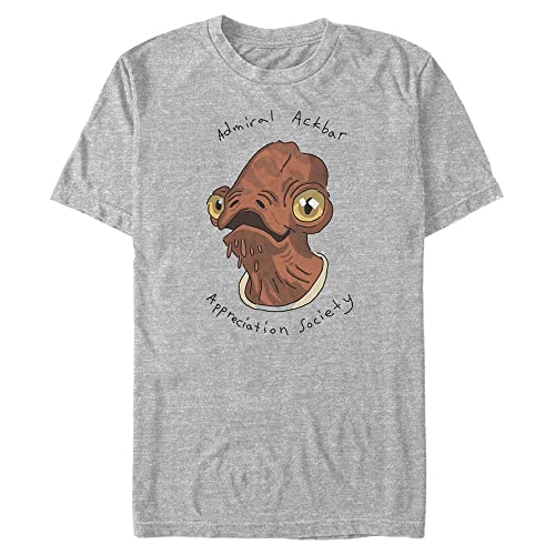 T-shirt Star Wars Amiral Ackbar coton premium finitions main