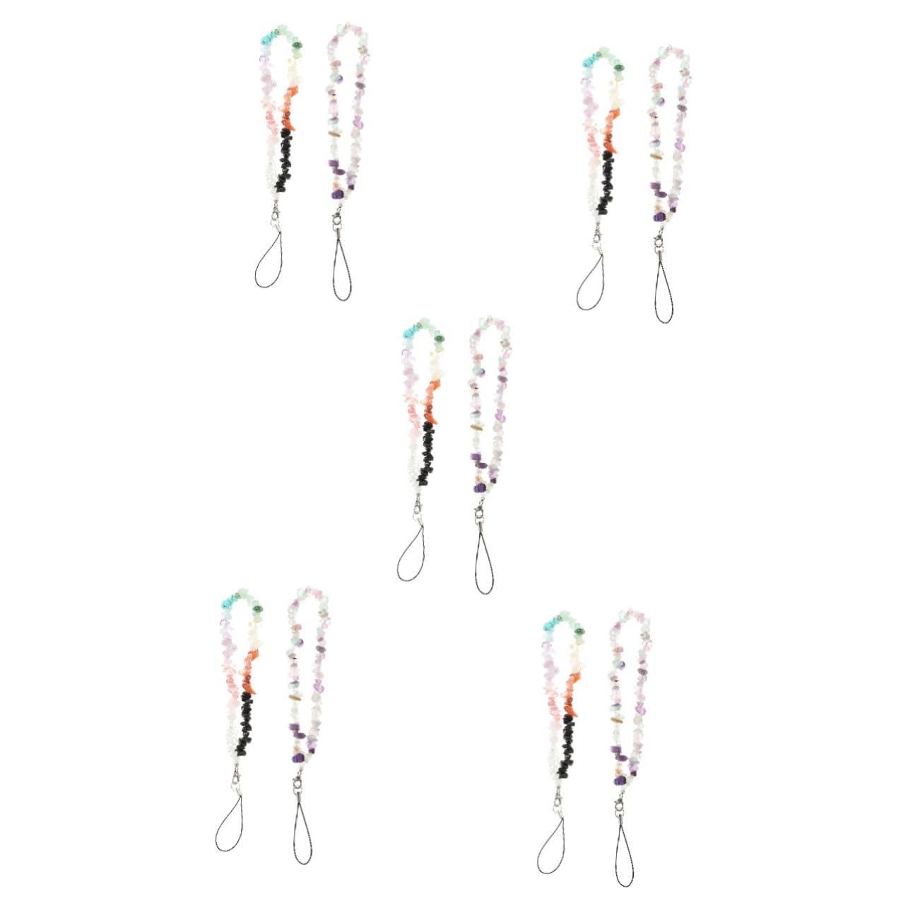 HOMSFOU Colgante De Cadena De Teléfono Móvil Delicado Encanto Del Teléfono Cordón Antideslizante Para Teléfono Cordón De Teléfono Multifunción Cordón Colgante Cristal