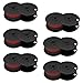 6 Black Red Calculator Ribbons Replacements for Canon (MP11DX MP-11DX)