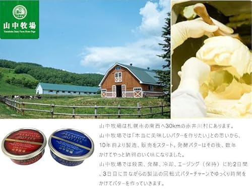 山中牧場 プレミアム発酵バター 200g×2缶