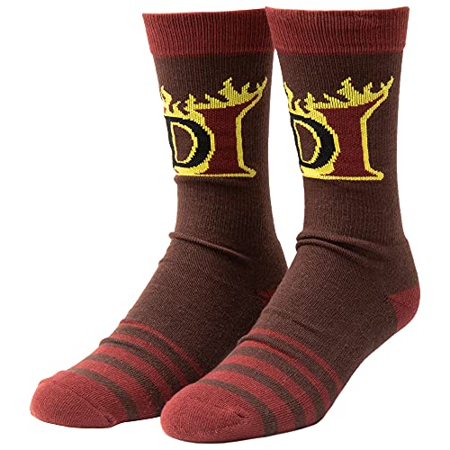 JINX Diablo II: Resurrected Walk To Dismember Embroidered Athletic Crew Socks, 1 Pair