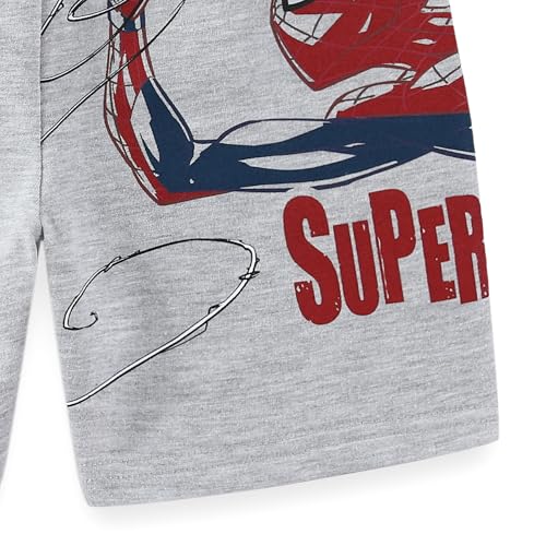 Image of Marvel Spider-Man Boys Short Sleeve T-Shirt and Shorts Set for Little and Big Kids